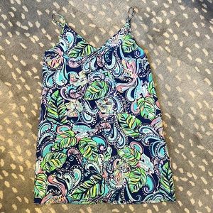 Lilly Pulitzer silk dress, size Medium M, EUC